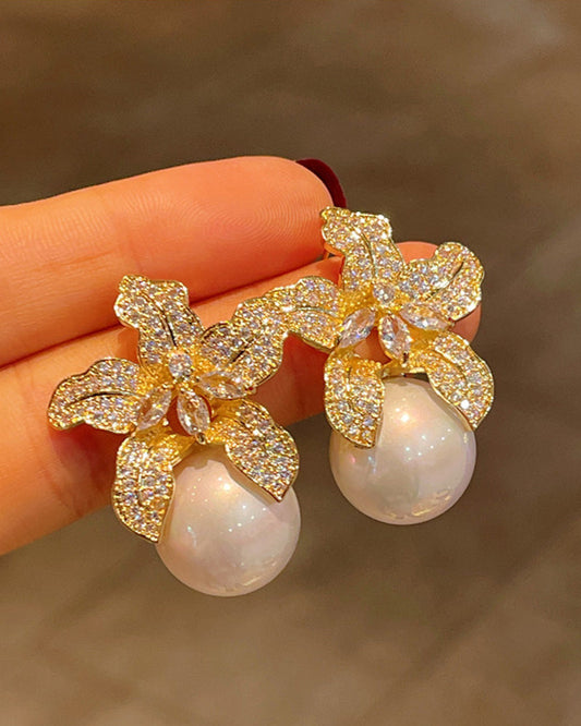Boucles d'oreilles perles Lily