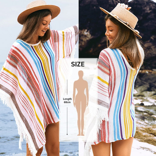 Robe de couverture de bikini au crochet | Robe de plage maillot de bain | Maillot de bain couvrir | Housse de bikini pour femme | Costume de plage | Robe de plage tunique creuse