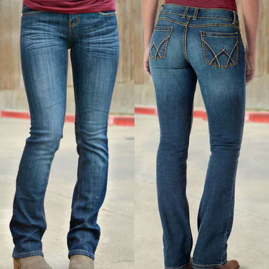 AMY - Le pantalon jeans stylé et unique pour le printemps