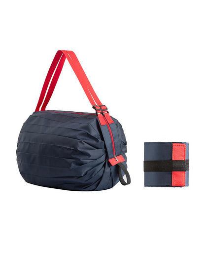 Modefest- Faltbare tragbare Reise-Einkaufstasche Marineblau