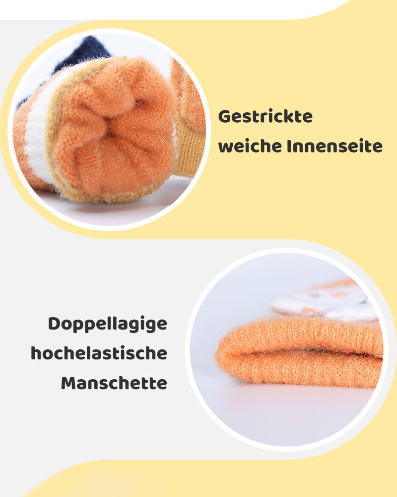 Modefest- Halbfinger-flip-handschuhe für baby-kinder