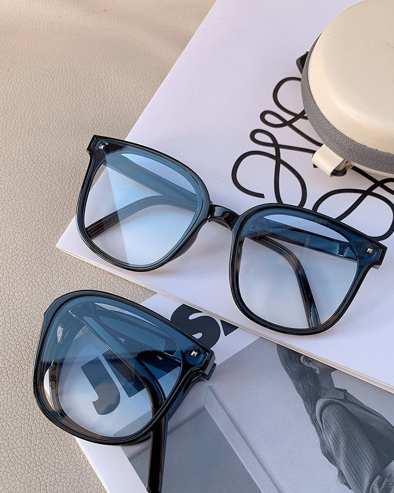 Modefest- Faltbare Sonnenbrille Blau