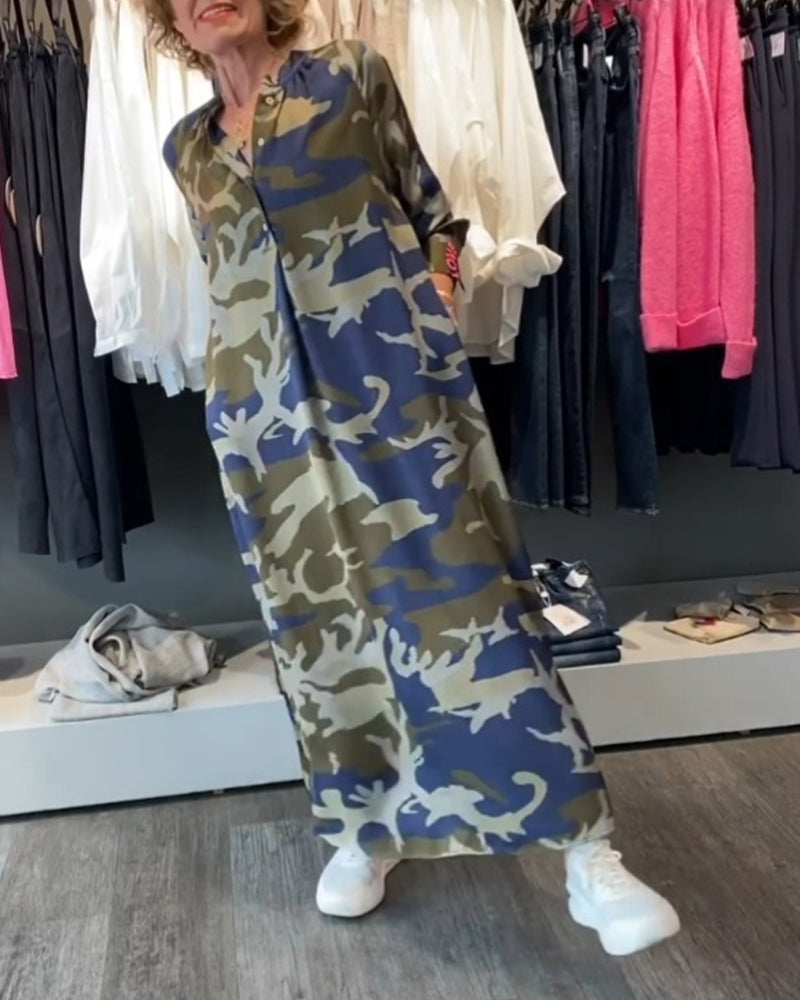 Modefest- Kleider mit Camouflage-Styles und -Prints