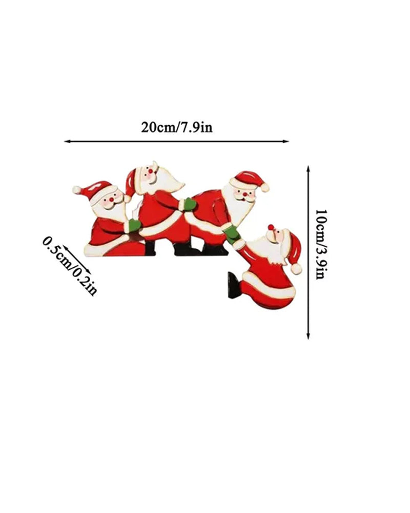 Modefest- Lustige weihnachtliche Türrahmendekorationen WEIHNACHTSMANN