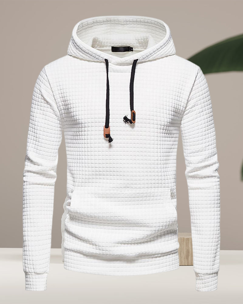 Modefest- Pullover Solid Hoodie Weiß