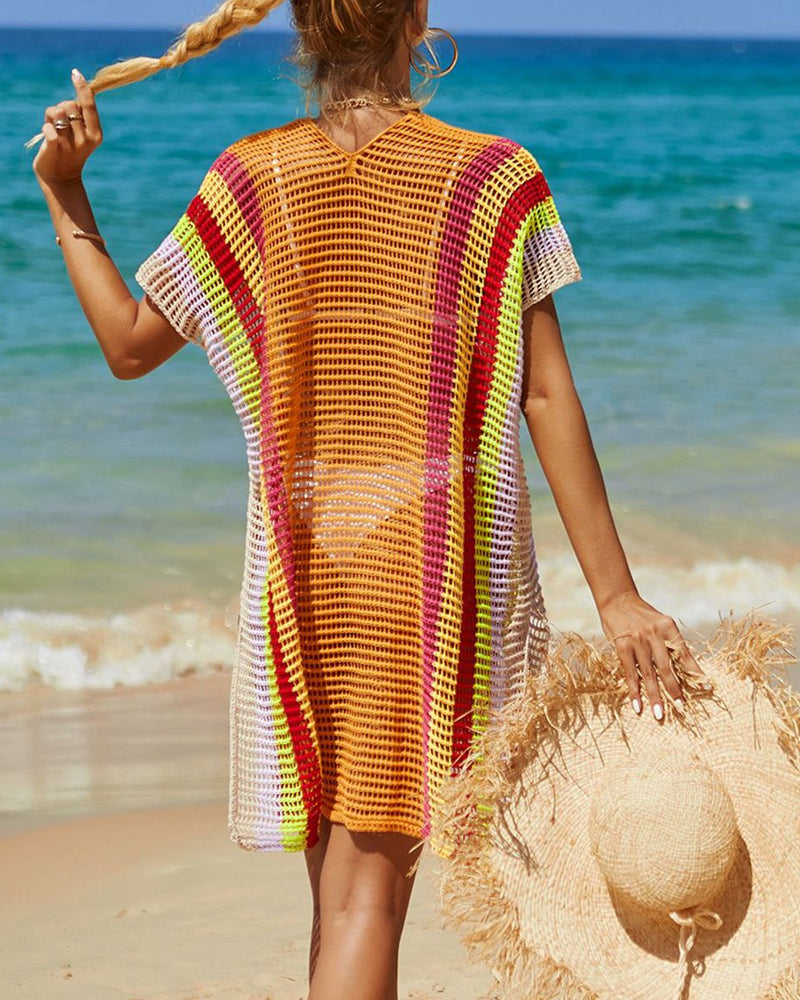 Modefest- Stricken Sie einen Regenbogen-Sonnenschutz