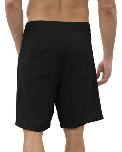 Modefest- Lässige Strandshorts für Herren mit Knopf