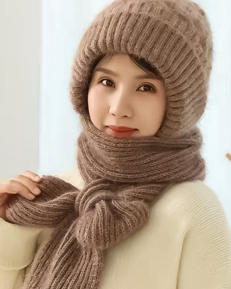 Modefest- Integrated Ear Protection Windproof Cap Scarf