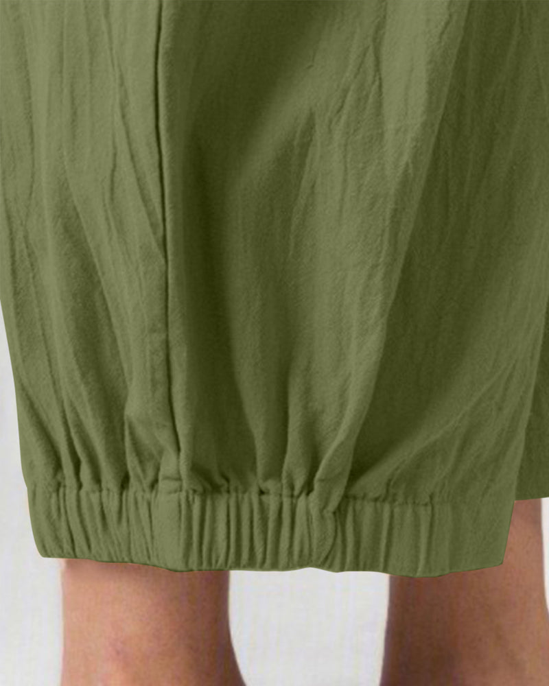 Modefest- Hose mit Seitennahttasche mit mittlerer Leibhöhe
