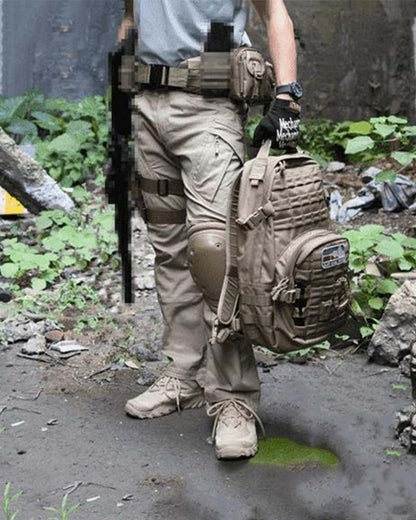 Pantalon de randonnée en plein air de couleur unie 