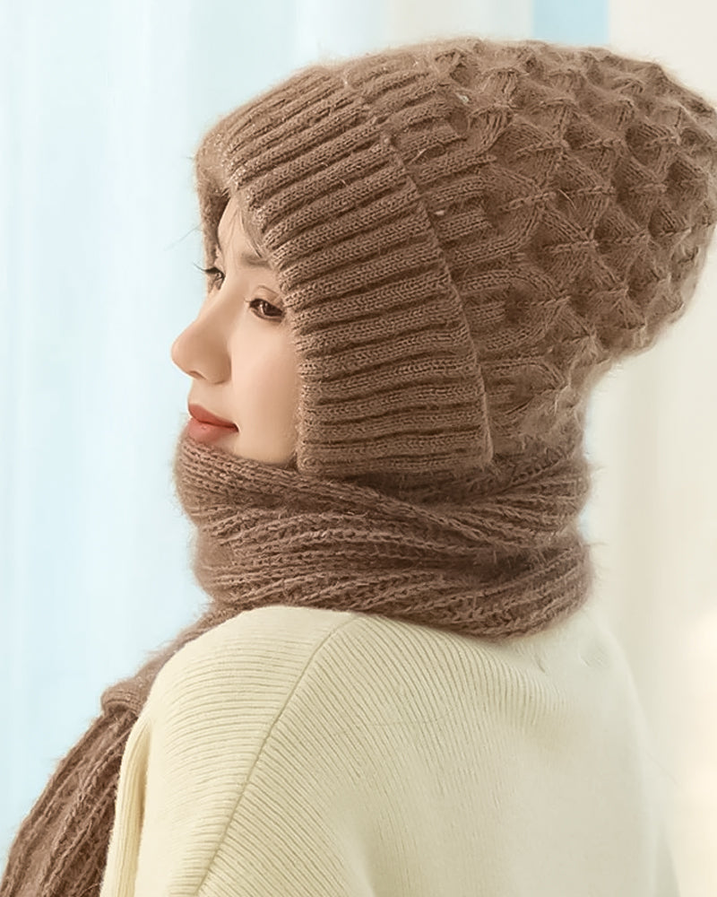 Modefest- Integrated Ear Protection Windproof Cap Scarf