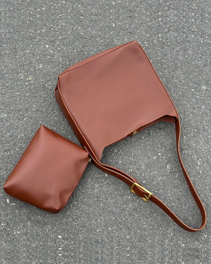 Modisches zweiteiliges bucket bag-set