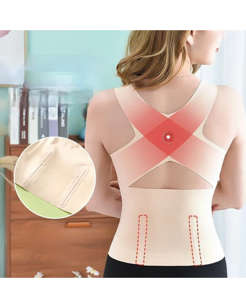 Modefest- Schöner Rücken-BH mit Taille und Knöpfen