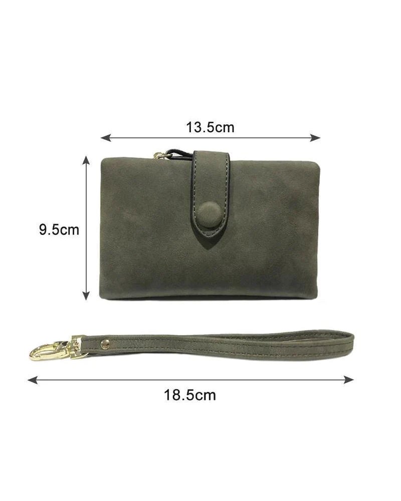 Modefest- Small Leather Trifold Wallets For Women