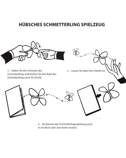 Modefest- Hübsches Schmetterling Spielzeug, 5/ 10 Stück