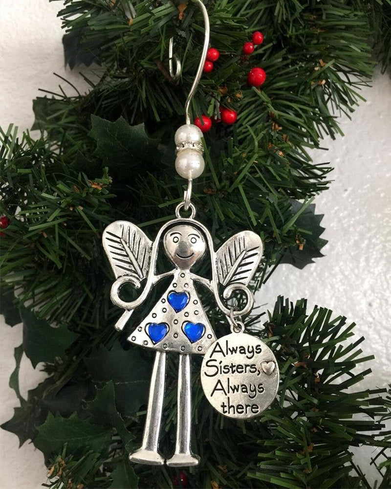 Verrückte schöne Freunde für immer - Engel Ornament Weihnachtsgeschenk