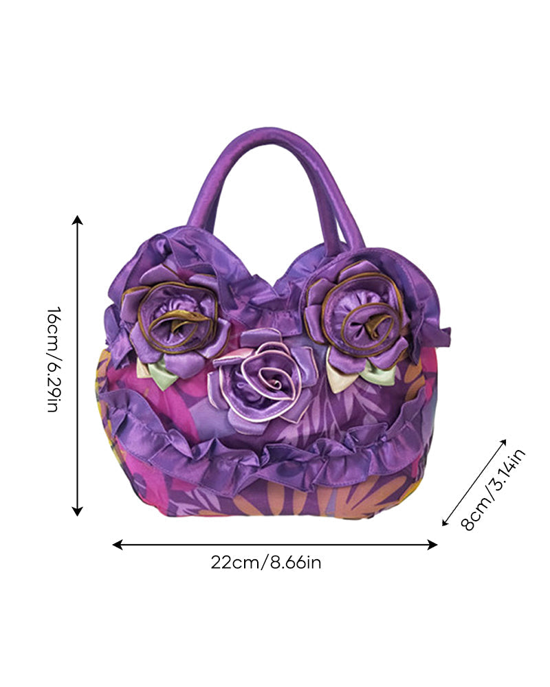 Modefest- Blumenmode-Handtasche