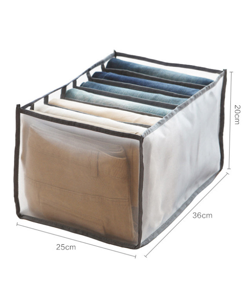 Modefest- Kleiderorganizer für den Kleiderschrank 25* 36* 20CM 9.8* 14* 7.9Inches Weiss