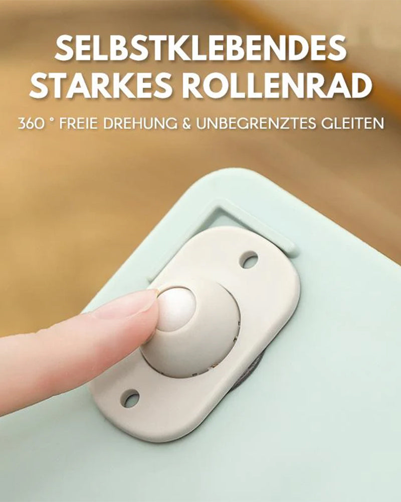 Modefest- Selbstklebendes starkes Rollenrad，4 Stück