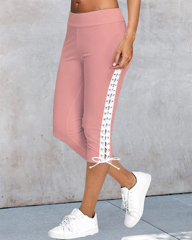 Modefest- Klassische einfarbige Leggings