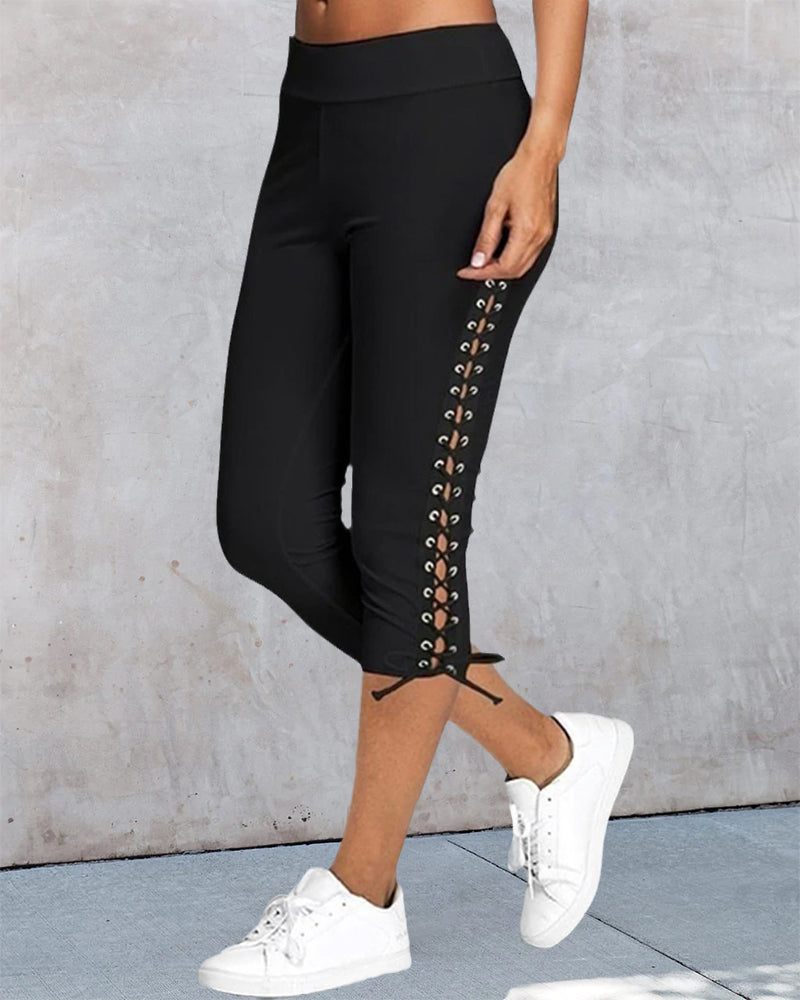 Modefest- Klassische einfarbige Leggings