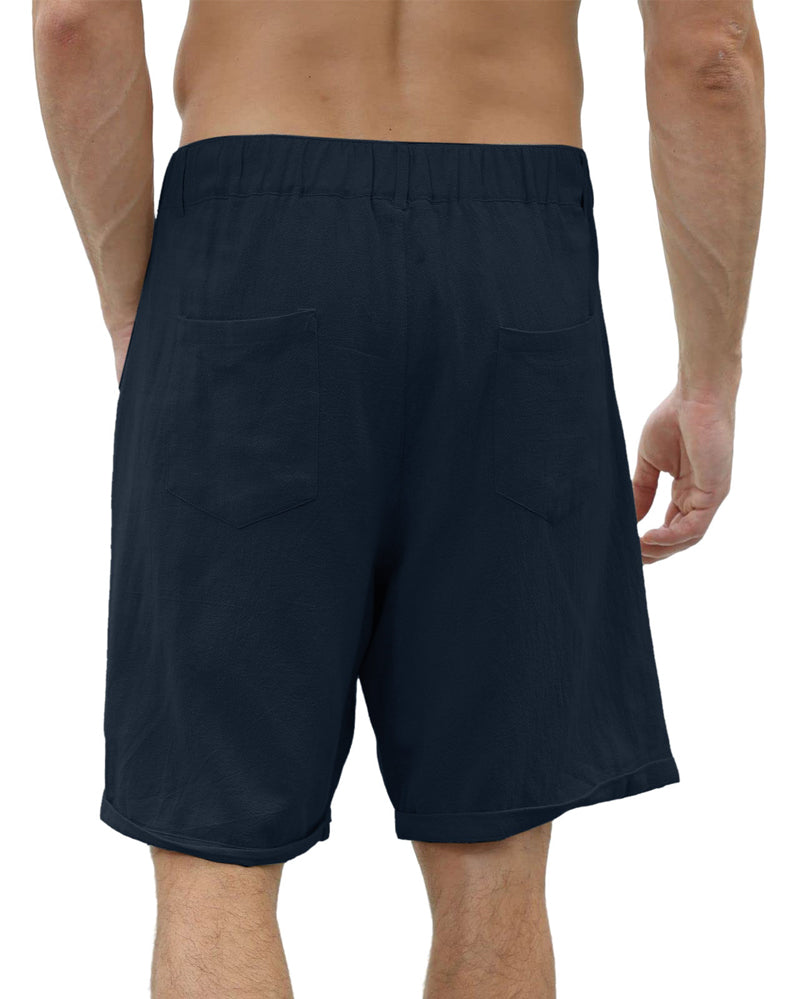 Modefest- Lässige Strandshorts für Herren mit Knopf