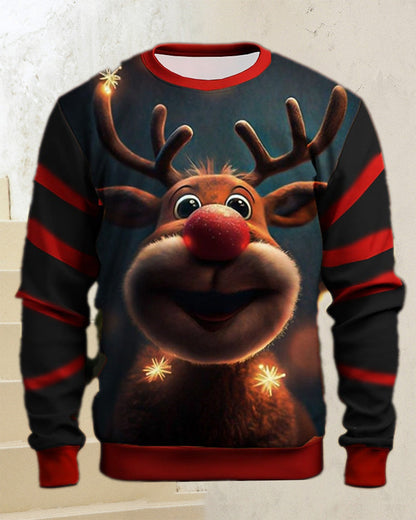 Modefest- Herren-Sweatshirts mit weihnachtlichen Elementen