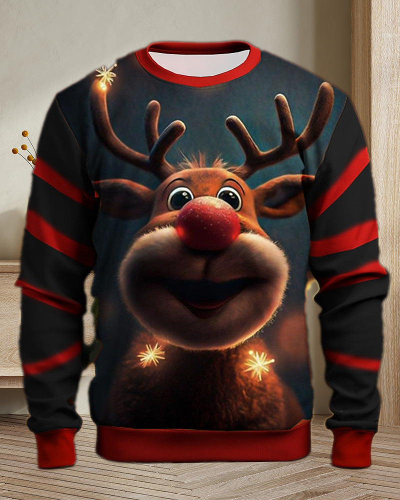 Modefest- Herren-Sweatshirts mit weihnachtlichen Elementen