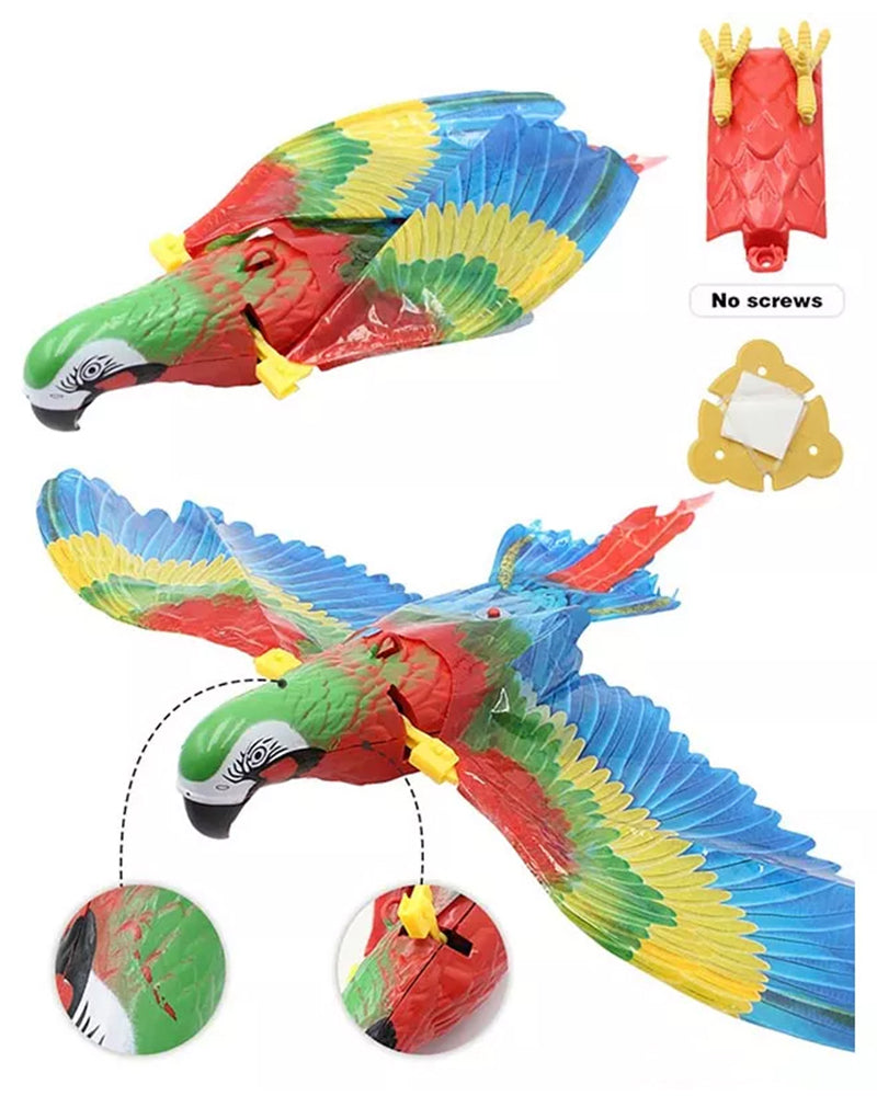 Modefest- Elektrisches Fliegenvogel-Katzenspielzeug