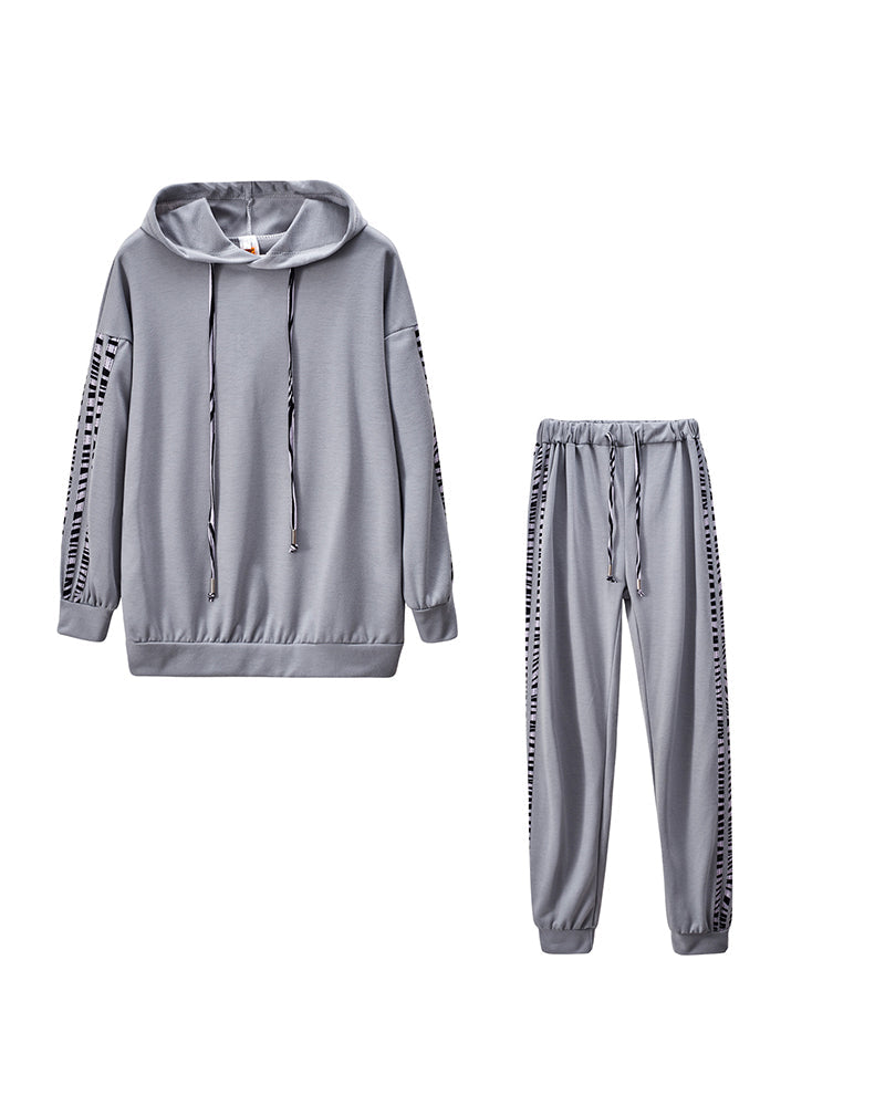 Modefest- Lässiges Set Aus Sport-Sweatshirt Und Hose