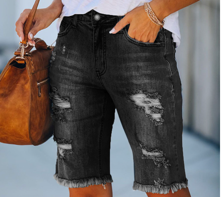 Modefest- TONJA - Bequeme und stylische Jeans Shorts für den Sommer