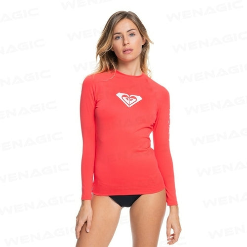 Modefest- Rashguard Damen Surfbekleidung Badeanzug Rash Guard Surf Wear Uv Elfenbein