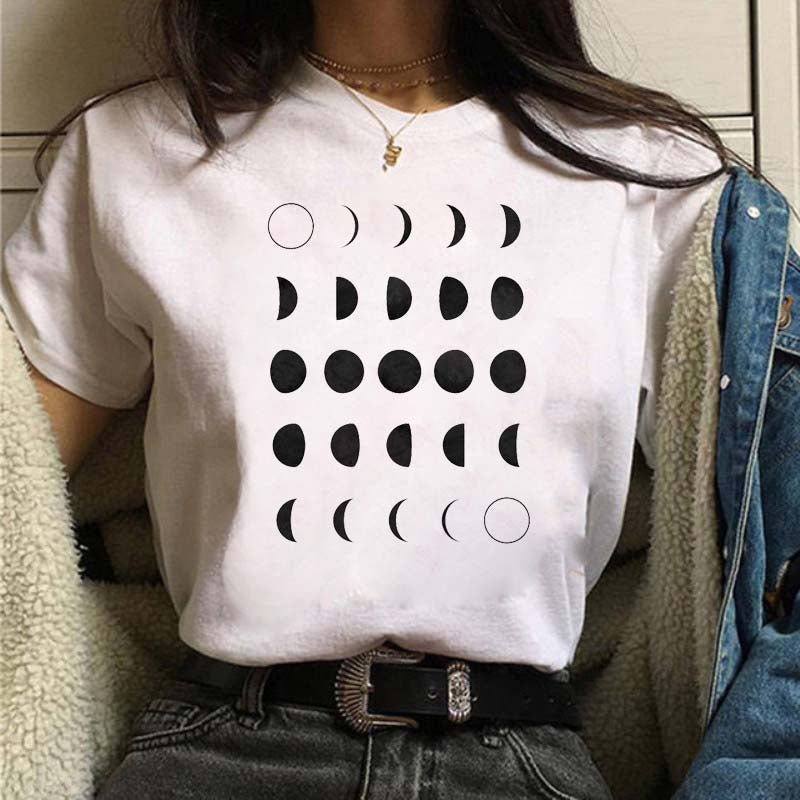 Modefest- MOON SHIRT- Modisches T-Shirt mit einzigartigen Designs