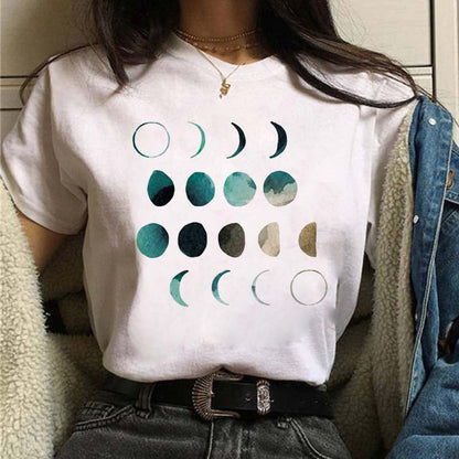 Modefest- MOON SHIRT- Modisches T-Shirt mit einzigartigen Designs