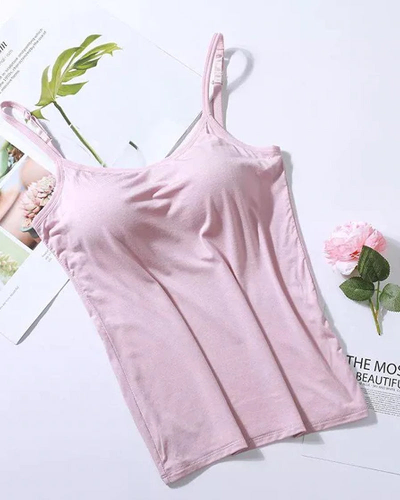 Modefest- Camisole mit integriertem BH Rosa
