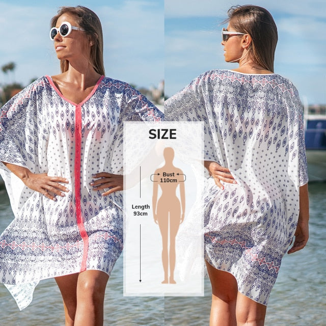 Modefest- Gehäkeltes Bikini-Cover-Up-Kleid | Badeanzug Strandkleid | Badeanzug vertuschen | Frauen-Bikini-Hülle | Strandbekleidung Anzug | Hohl Tunika Strandkleid FC10234M Einheitsgröße