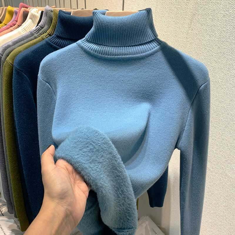 Modefest- Herbst-Komfort-Pullover Blau