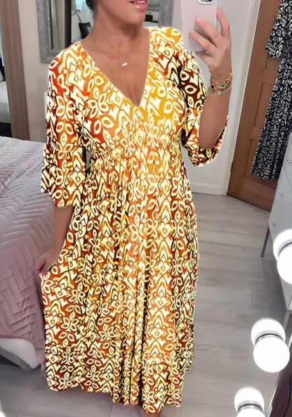 Modefest- AMITA - Langes Maxi Kleid für den Sommer
