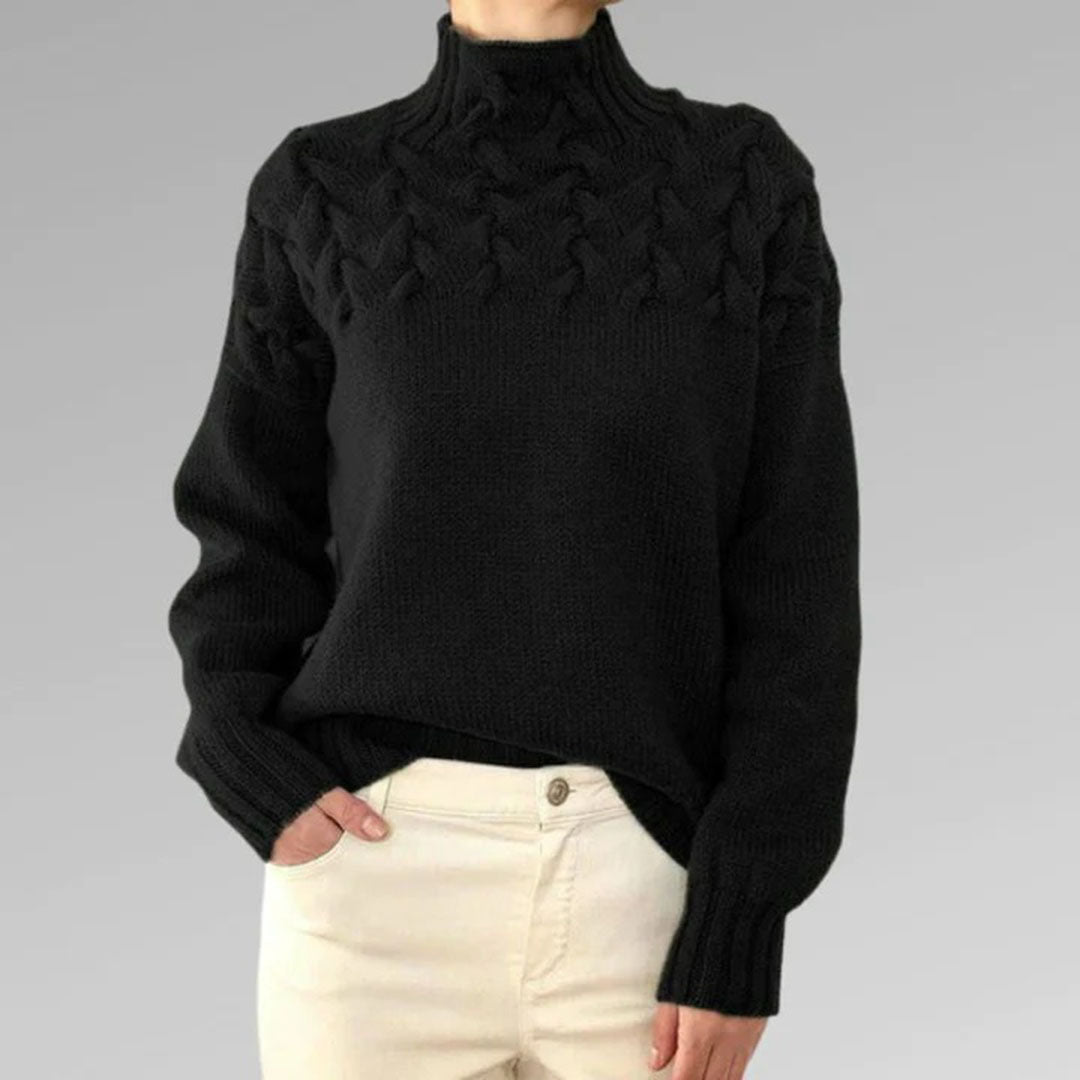 Modefest- Eleganter Pullover mit Rollkragen