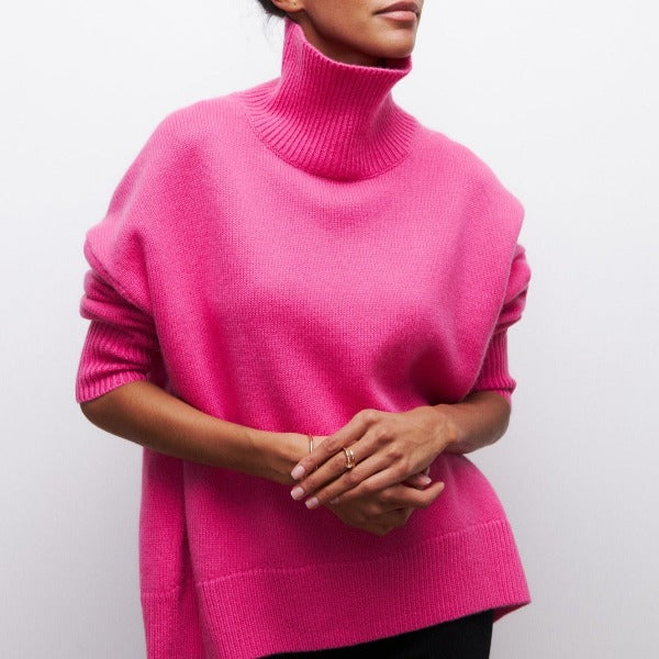 Modefest- Modischer Pullover Rosa