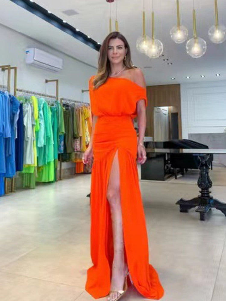 Modefest- Bali Brise Kleid Orange