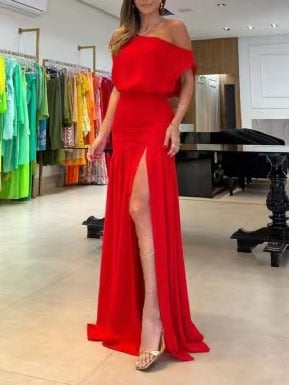 Modefest- Bali Brise Kleid Rot