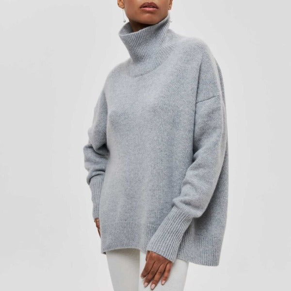 Modefest- Modischer Pullover Grau