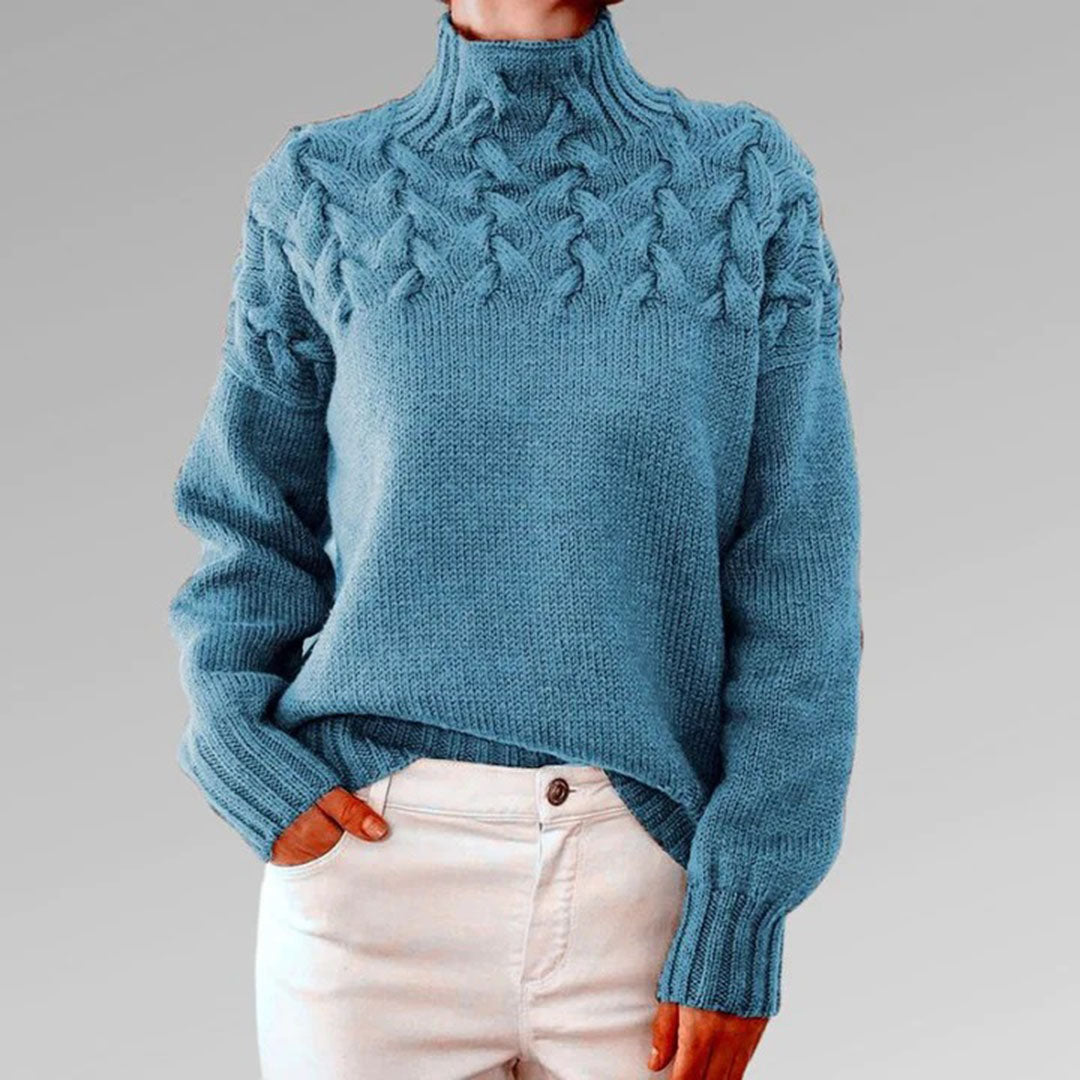 Modefest- Eleganter Pullover mit Rollkragen