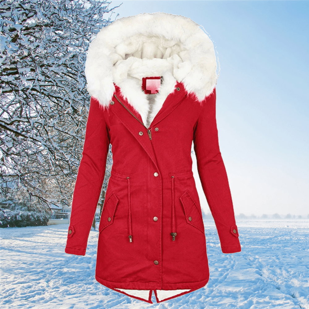 Modefest- Winterjacke für Damen ROT