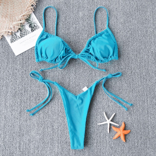 Modefest- Sexy Micro-Bikini | Sexy Bikini-Set | Badeanzug | Badeanzug für Damen | Strandbekleidung Bikini | Frauen-reizvoller Push-Up-Bikini | Brasilianischer Bikini