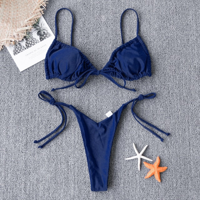 Modefest- Sexy Micro-Bikini | Sexy Bikini-Set | Badeanzug | Badeanzug für Damen | Strandbekleidung Bikini | Frauen-reizvoller Push-Up-Bikini | Brasilianischer Bikini